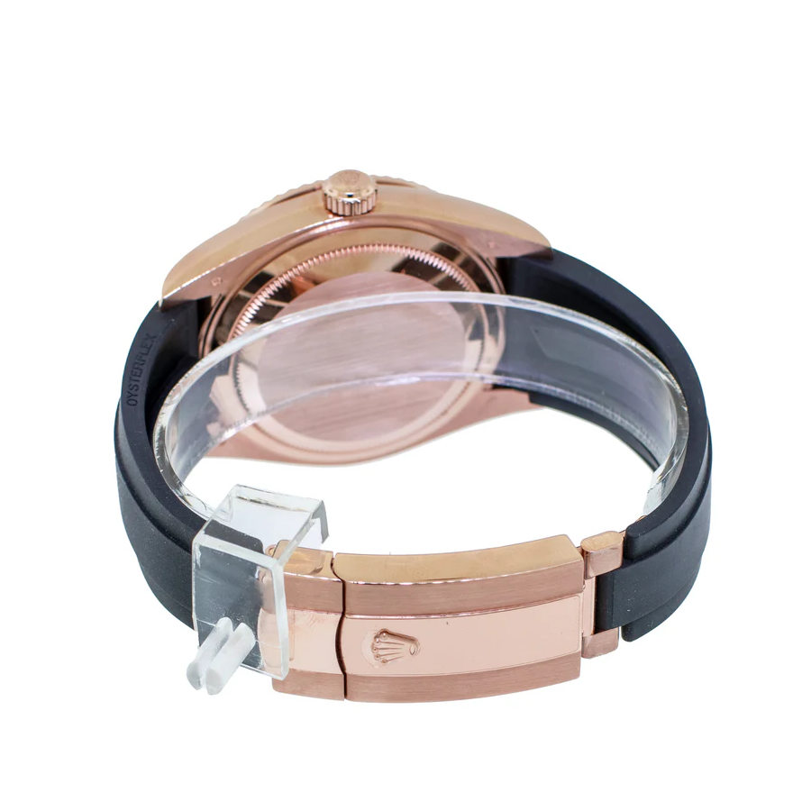 Rolex Sky-Dweller 326935-0007 SRO Automatic Everose Rhodium Dial Rubber Strap Replica - Image 5