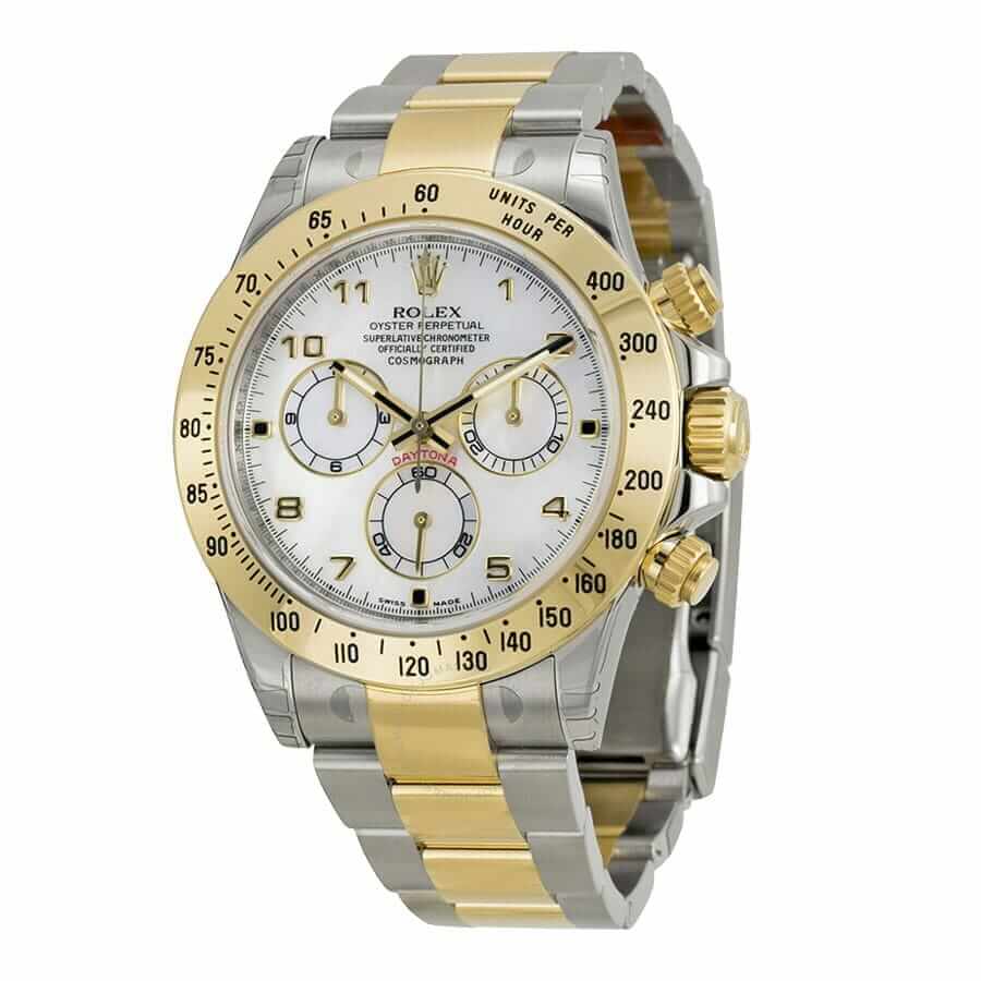 Rolex Daytona Two Tone White Dial 116523 Replica - Image 2