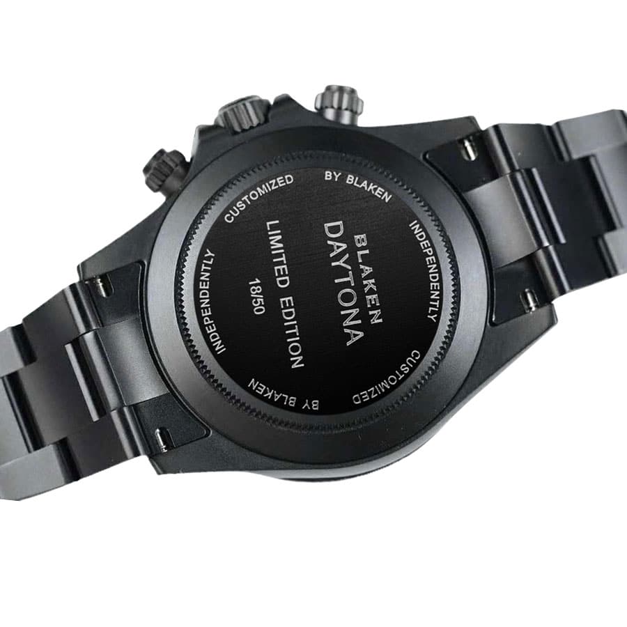 Rolex Blaken Daytona Date Black Dial 116520 Replica - Image 4