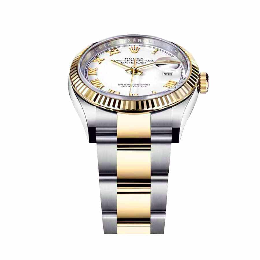 Rolex Datejust White Roman Replica - Image 2