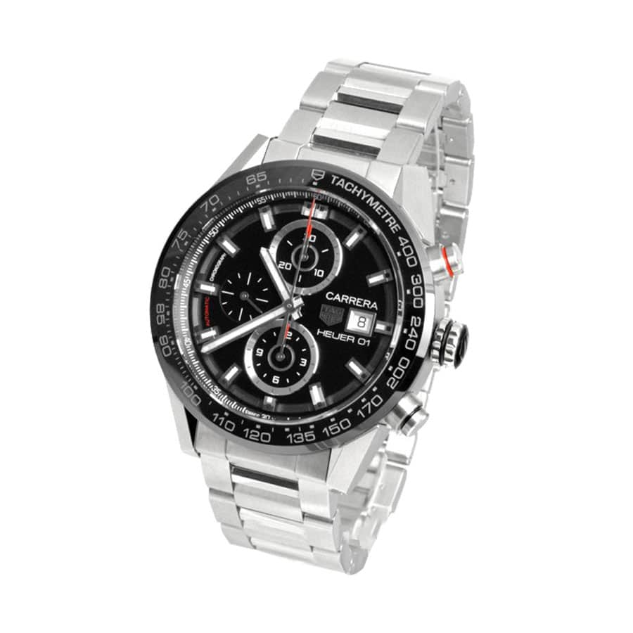 TAG Heuer Carrera Steel Black Replica - Image 2
